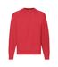 Fruit of the Loom Mens Classic Raglan Sweatshirt (Red) - UTPC6399