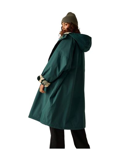 Peignoir À Langer Imperméable Motif/style Coup De Brosse Adulte Vert Forêt Regatta