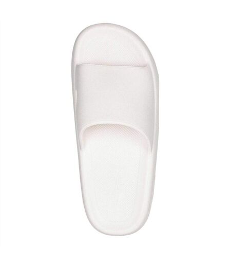 Claquettes Motif/style 1 Seule Sangle Femme Blanc Skechers