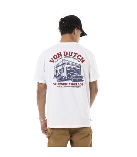 T-shirt homme relax fit en jersey print poitrine & dos Repar Vondutch