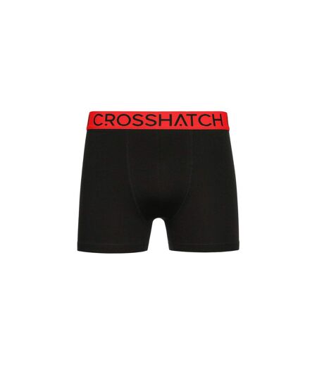 Boxers knightling mve homme rouge / gris / noir Crosshatch