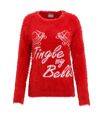 Christmas Shop - Pull JINGLE MY BELLS - Femme (Rouge) - UTRW5252