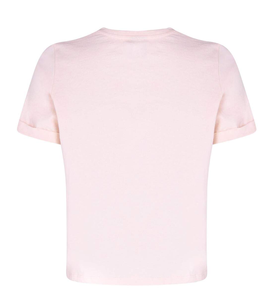 T-shirt Court Motif/style Logo Femme Rose Pâle 11 Degrees-3