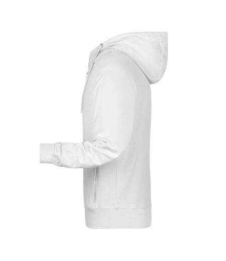 Veste À Capuche Homme Blanc James And Nicholson
