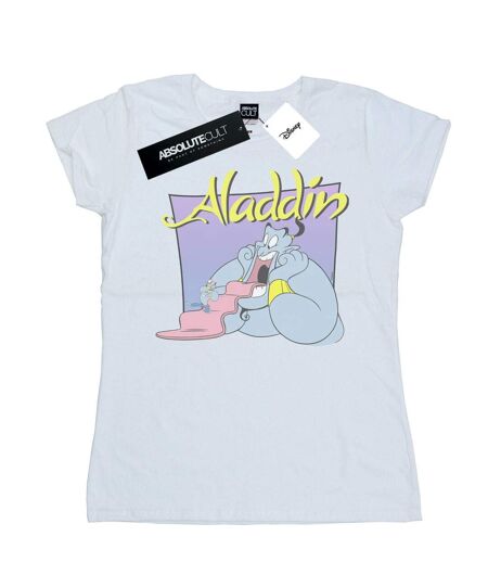 Disney - T-shirt ALADDIN GENIE WISHING DUDE - Femme (Blanc) - UTBI15847
