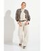 Blouson pressionné imprimé peau de bête esprit bomber-3