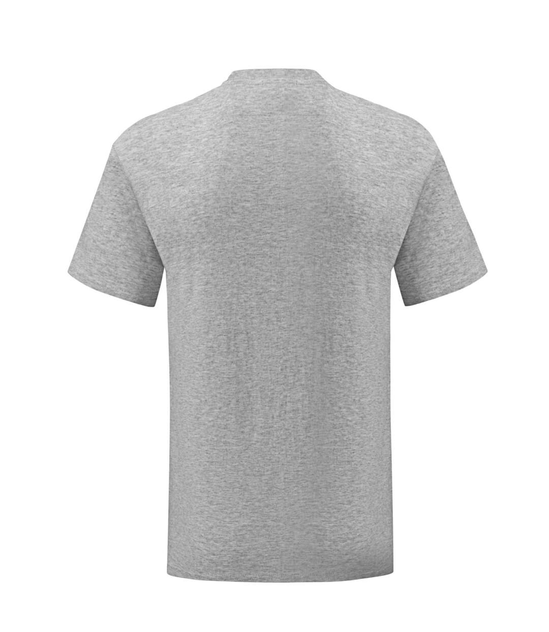 T-shirt Iconic Homme Gris Clair Chiné Fruit Of The Loom-2