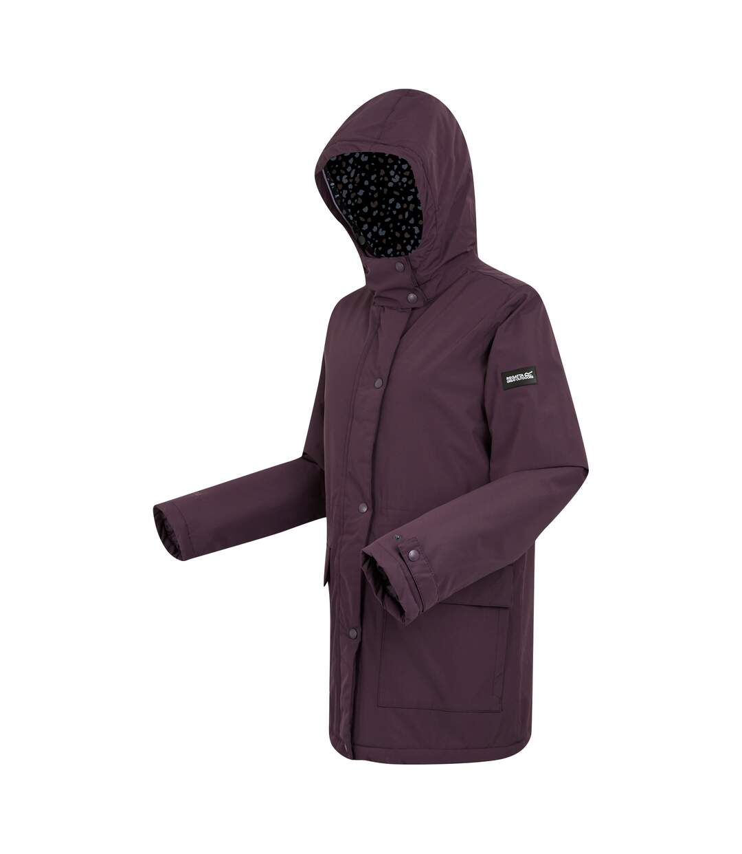 Veste Imperméable Mireya Femme Prune Foncé Regatta-4