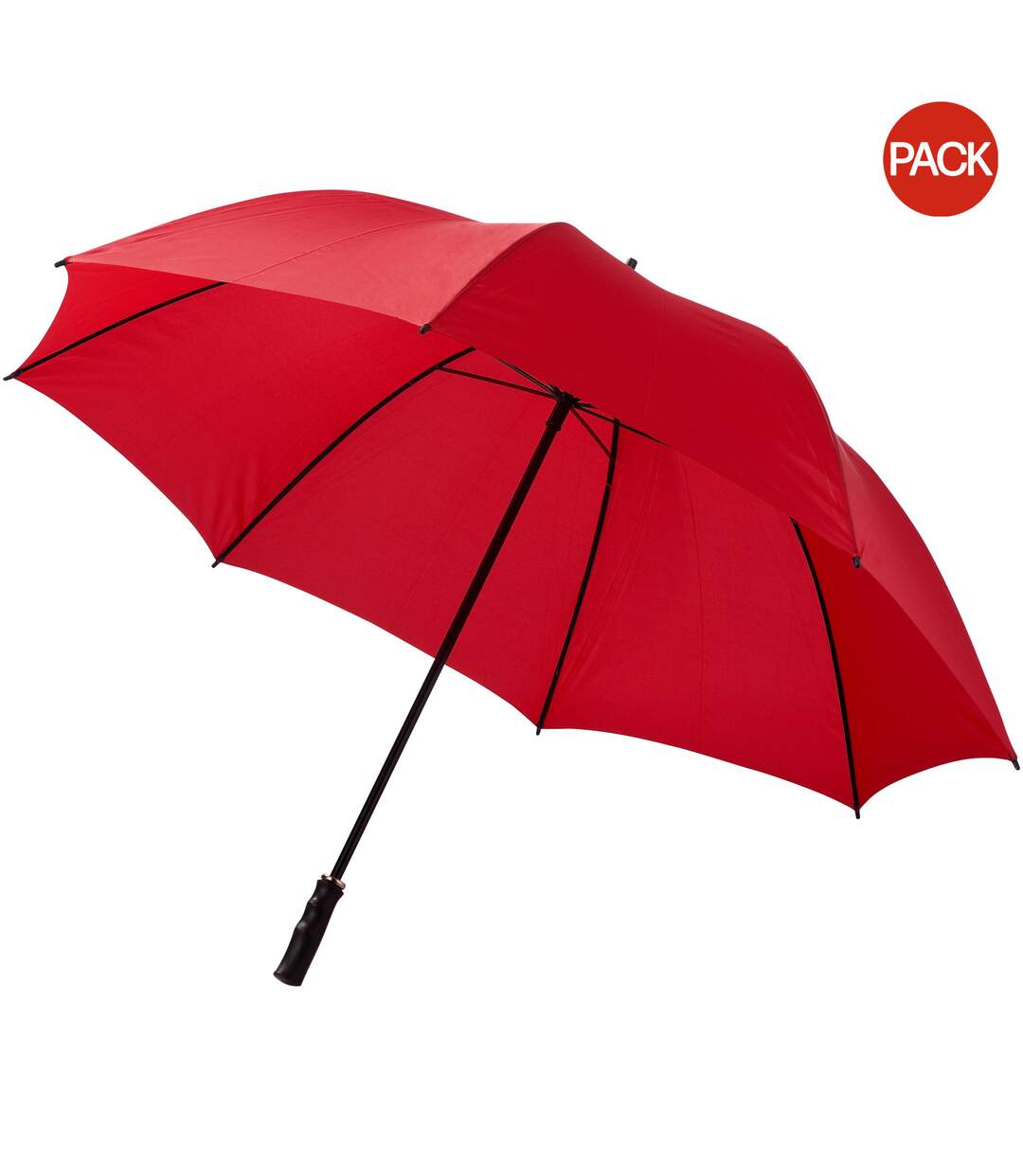 Parapluie zeke golf taille unique rouge Bullet-1