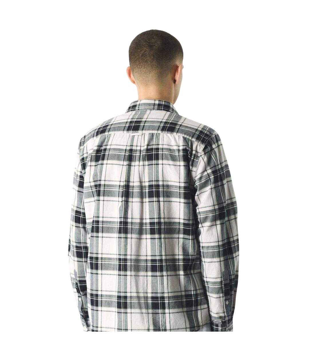 Chemise Motif/style À Carreaux Woolwich Homme Beige Gris Pretty Green-2