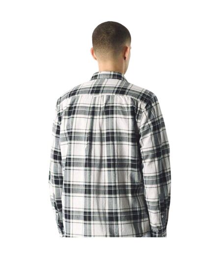 Chemise Motif/style À Carreaux Woolwich Homme Beige Gris Pretty Green