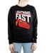 Disney - Sweat CARS LIGHTNING FAST - Femme (Noir) - UTBI3181-3