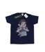 Disney Princess Womens/Ladies Snow White Apple Cotton Boyfriend T-Shirt (Navy Blue)