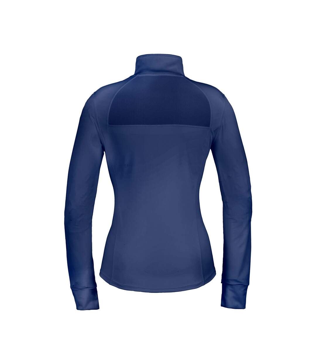 Womens/ladies recycled fitness jacket navy Spiro