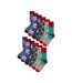 12 Pair Multipack Mens Christmas Design Socks-1