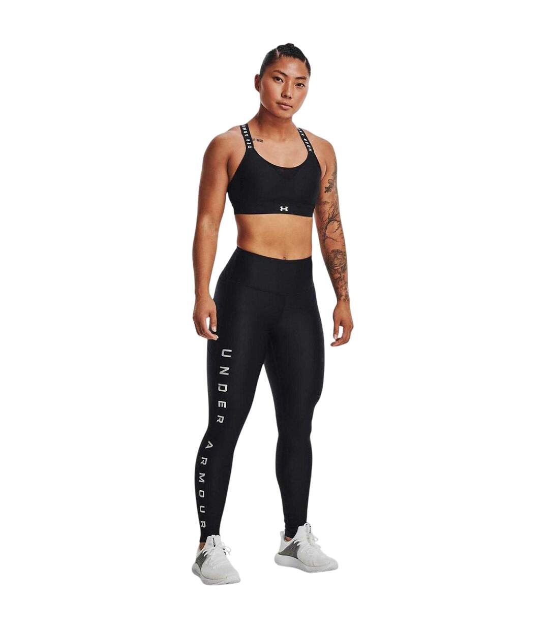 Legging Heatgear Femme Noir Under Armour-2