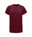 T-shirt De Fitness À Manches Courtes Homme Bordeaux Tri Dri-1