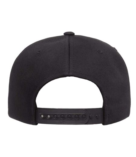Casquette Ajustable Motif/style 5 Panneaux Noir Flexfit