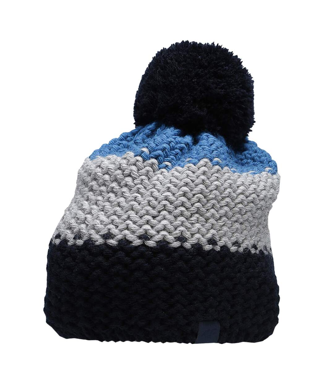 Bonnet Motif/style Logo Hjz22 Noir Bleu Gris 4F-1