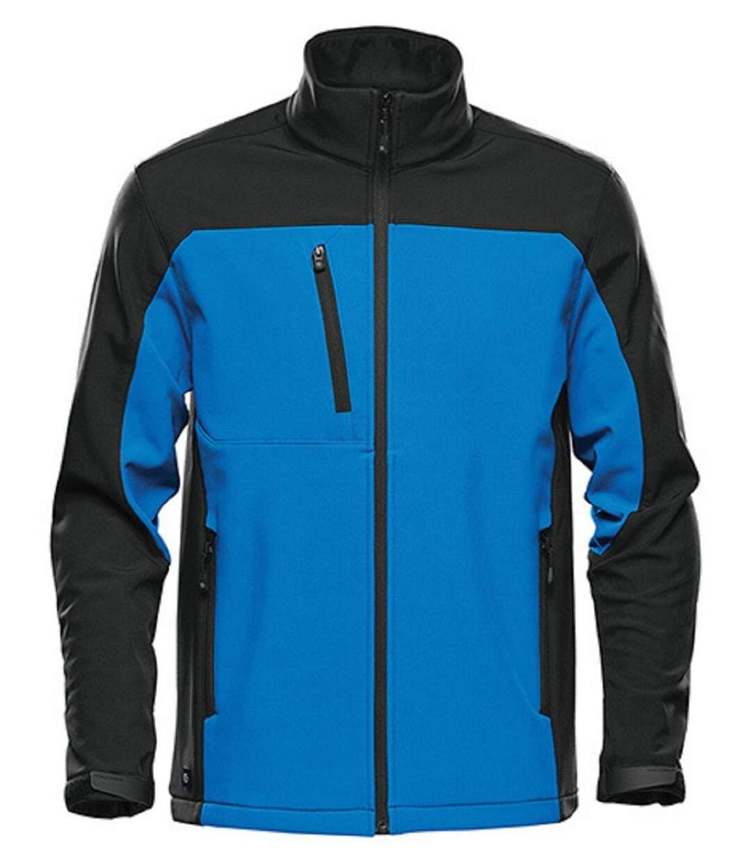 Veste softshell - Homme - BHS-3 - bleu azur et noir-2