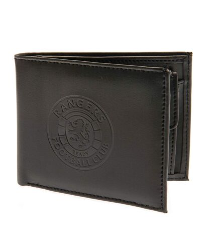 Rangers FC Debossed PU Wallet (Black) (One Size) - UTTA11260