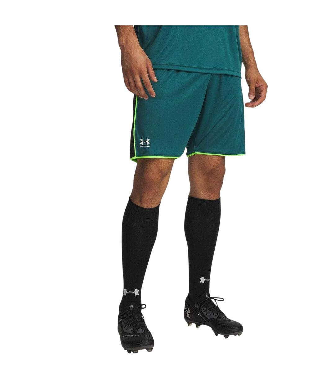 Short De Foot Homme Vert Under Armour-2