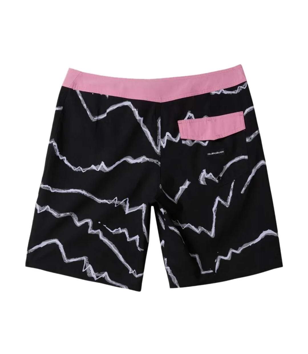 Short de Bain Noir/Rose Homme Quiksilver Surfsilk - 28-2