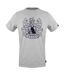 T-shirt Motif Logo Bouclier Aldis Homme Gris Aquascutum-1