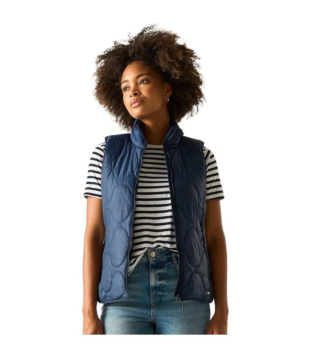 Veste Sans Manches Carlotte Femme Bleu Marine Regatta-1