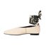 Womens/ladies Fosse Ankle Tie Pumps Coco Milk Steve Madden-3