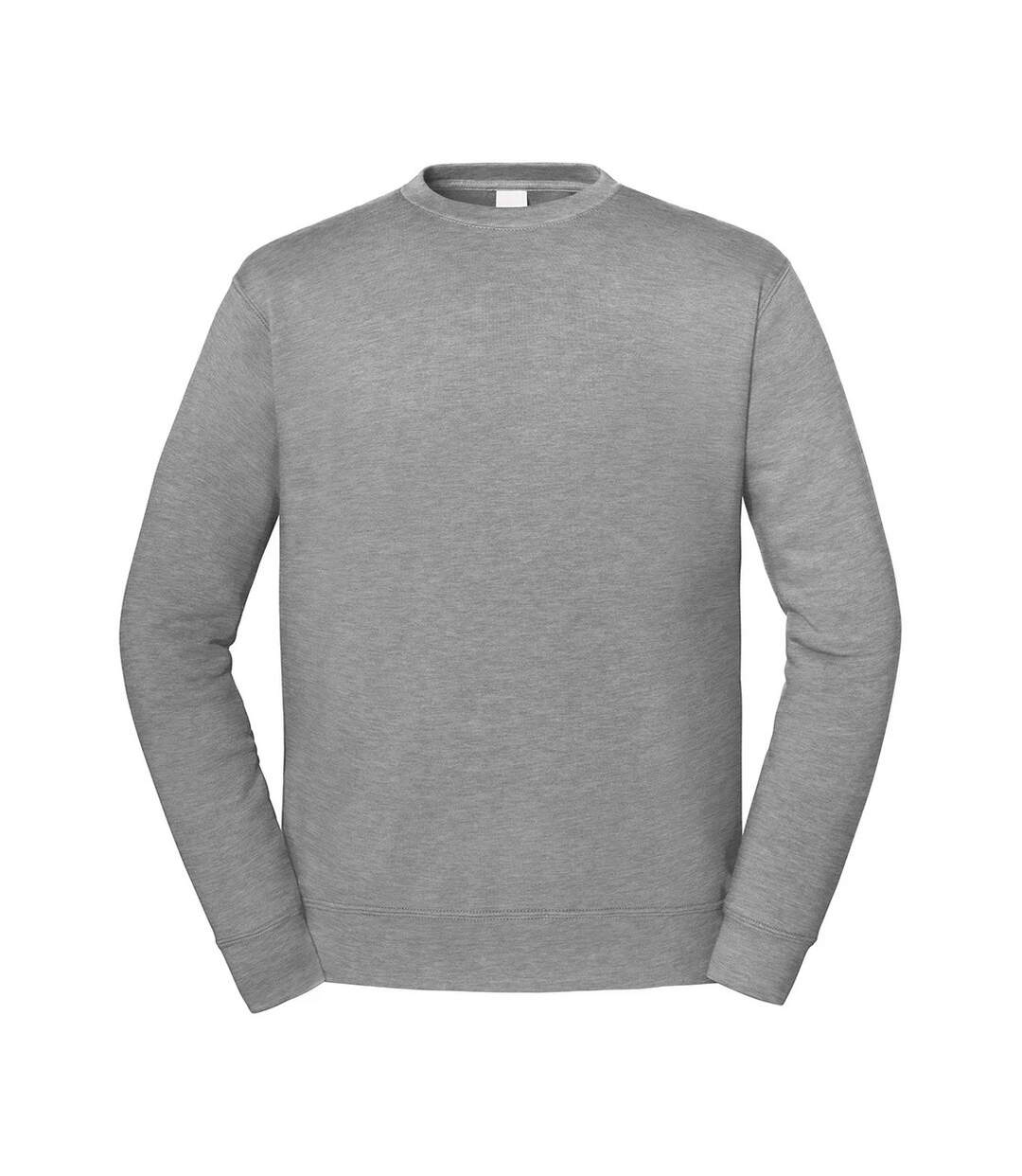 Mens Iconic Premium Sweatshirt Athletic Heather Fruit Of The Loom-1