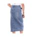 Jupe en jean bleu femme monday premium meb - l-2
