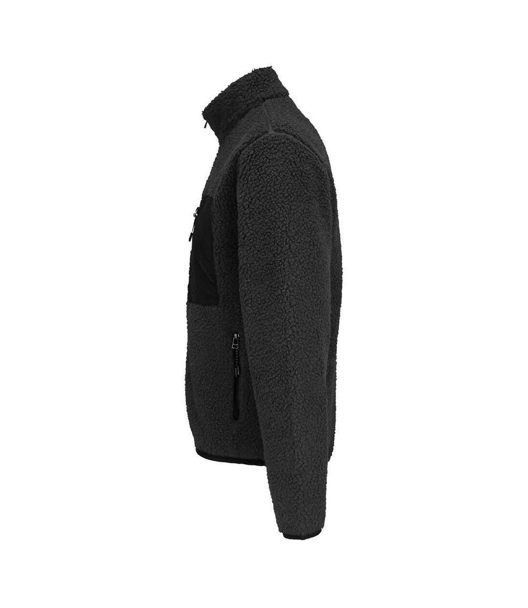 Veste polaire fury adulte carbone / gris / noir SOLS