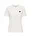 T-Shirt blanc/noir femme only heart-1