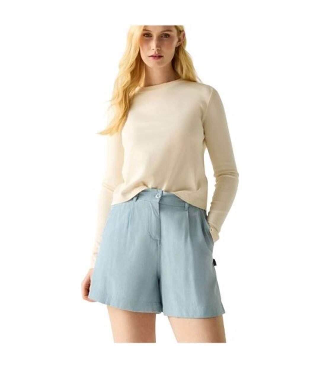 Short Sabelle Femme Bleu Chambray Regatta-1