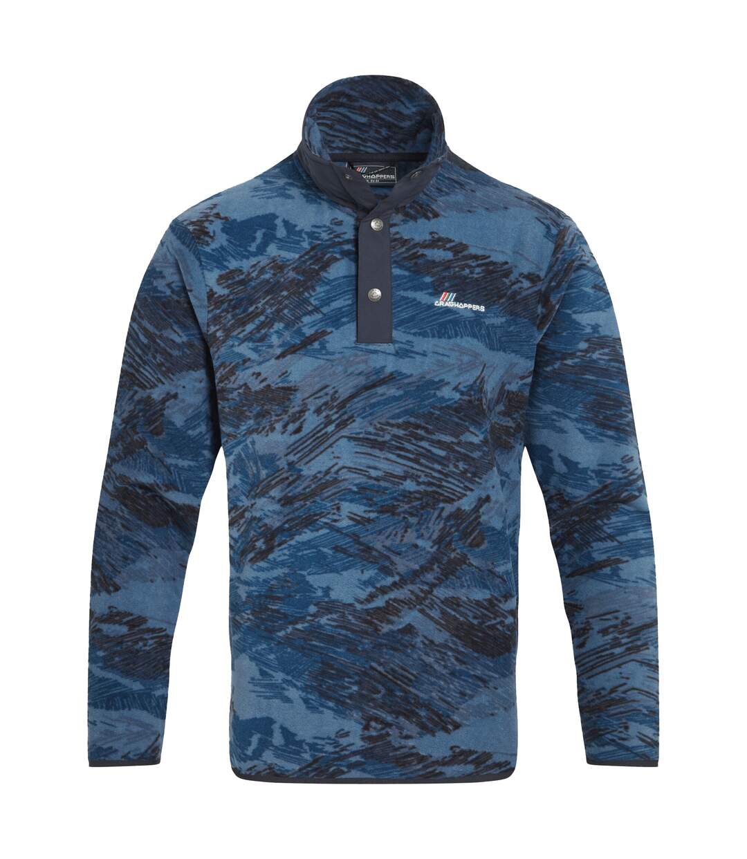 Haut Polaire Motif/style Abstrait Dewlish Homme Bleu Mer Foncé Craghoppers-2