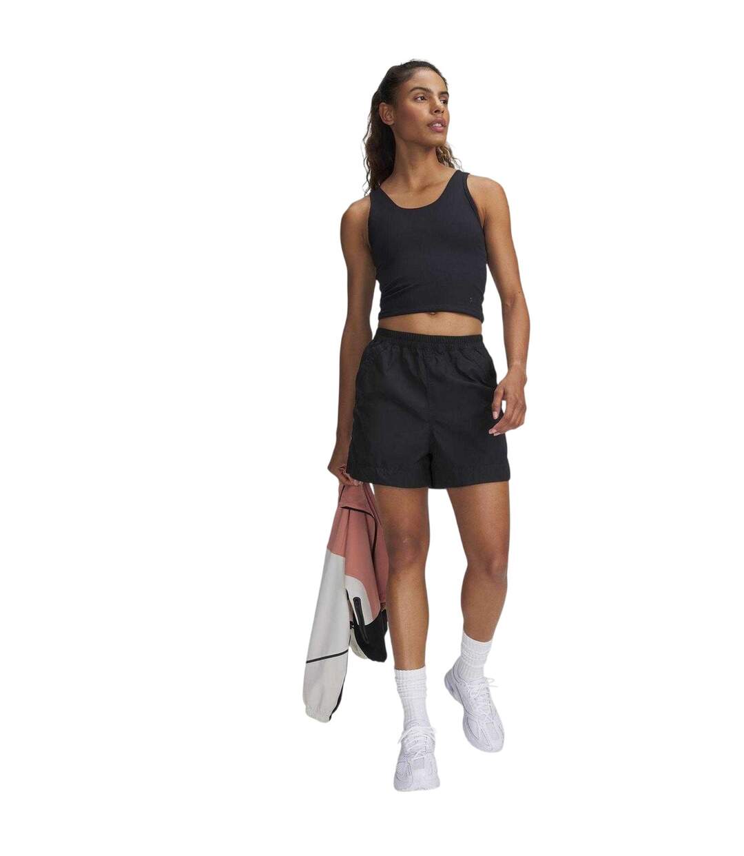 Womens/ladies Unstoppable Utility Casual Shorts Black Under Armour-4