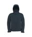 B&C Mens Hooded Soft Shell Jacket (Dark Grey) - UTRW9675