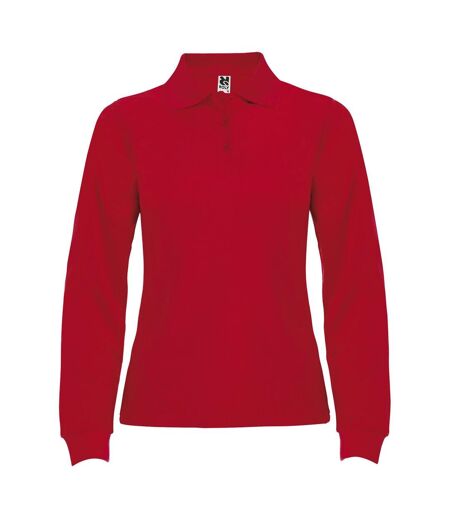 Polo estrella femme rouge Roly