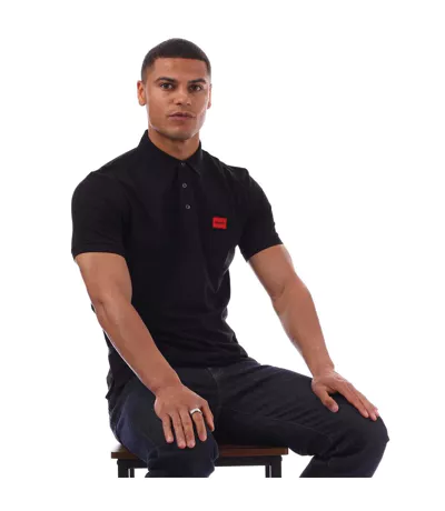 Mens Dereso232 Polo Shirt Black Hugo