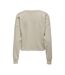 Sweat beige femme only play mix box-2