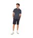 Mens box geometric short-sleeved shirt black Burton