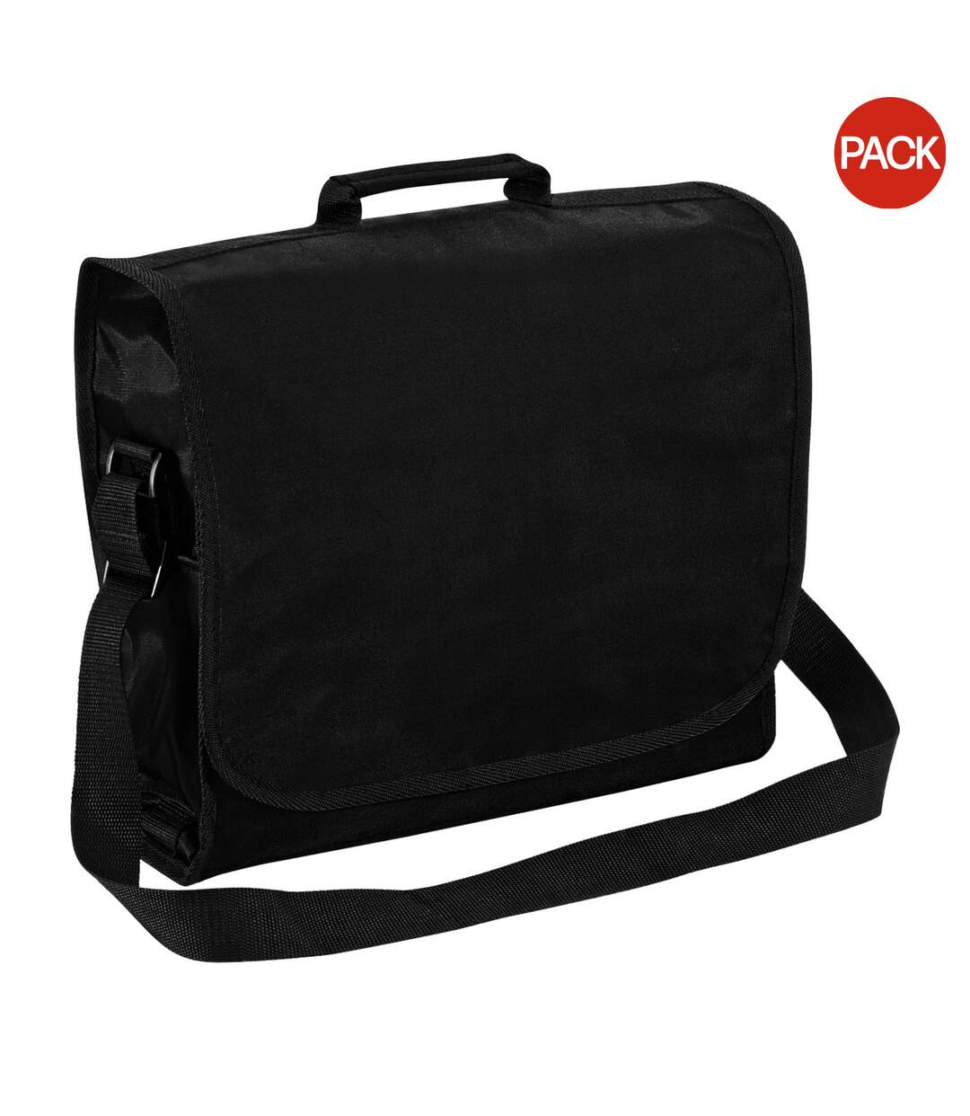 Lot De 2  9 Litres Taille Unique Noir Sacoche Quadra-1