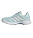 Chaussures De Volley-ball Femme Turquoise Pâle Blanc Jaune Adidas-3