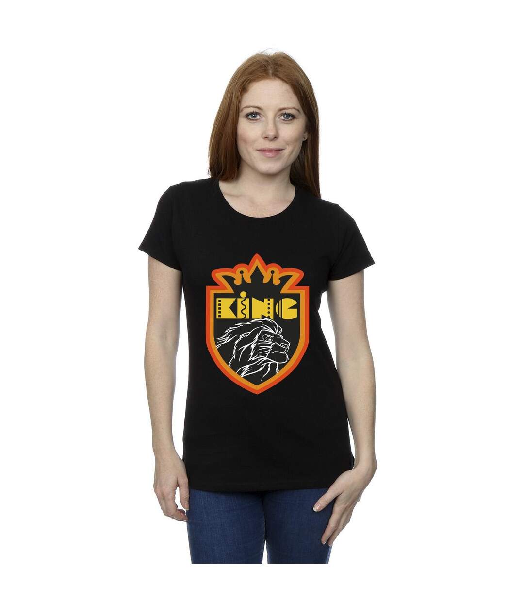 Disney - T-shirt THE LION KING CREST - Femme (Noir) - UTBI25263-2