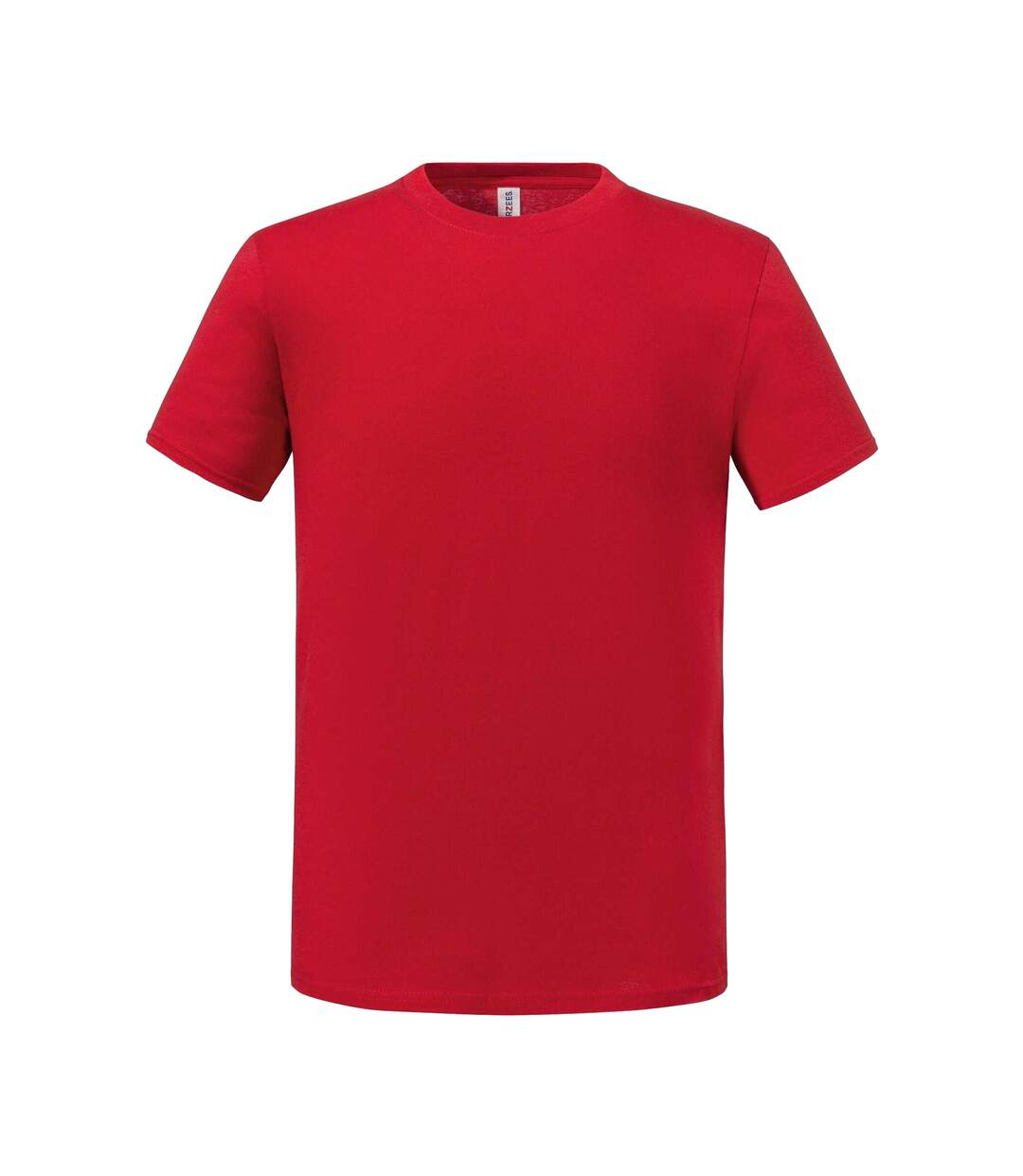 Mens Essential Cotton T-shirt True Red Jerzees-2