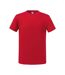 Mens Essential Cotton T-shirt True Red Jerzees-2