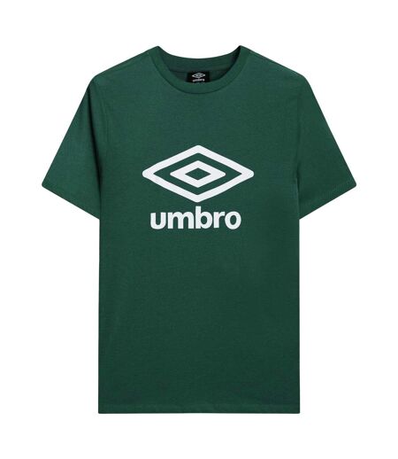Mens Stacked Logo T-shirt Fir Umbro