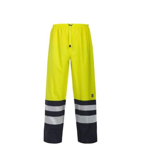 Pantalon De Pluie Adulte Jaune Bleu Marine Projob