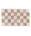 Tapis Déco Shaggy Damero 60x110cm Naturel-1